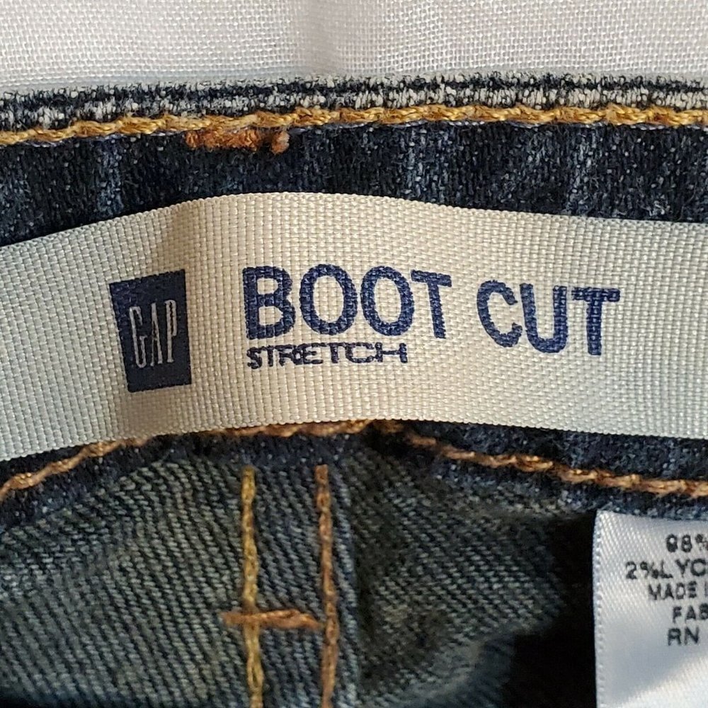 GAP Boot Cut Stretch Women's Size 8L Waist 30" Inseam 33" - Picture 5 of 6